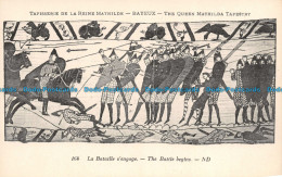 R125556 Bayeux. The Queen Mathilda Tapestry. The Battle Begins. ND. No 164 - Monde
