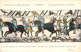 R125557 Bayeux. The Queen Mathilda Tapestry. Death Of The Brothers Of King Harol - World