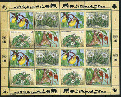 Nations Unies - Vienne ** N° 225 à 228 En Feuillet - Espèces Végétales Menacées - Unused Stamps