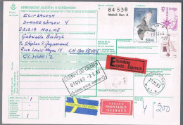 Sweden, Slania, 1983, Bulletin D'expedition - Lettres & Documents