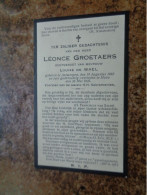 Doodsprentje/Bidprentje  LÉONCE GROETAERS   Antwerpen 1862-1925 Hove  (Echtg Louise DE WAEL) - Godsdienst & Esoterisme