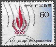 JAPAN # FROM 1983  STAMPWORLD 1564 - Oblitérés