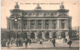 CPA Carte Postale France Paris L'Opéra Et Station Du Métropolitain VM81059 - Arc De Triomphe