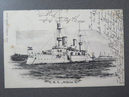 BATEAU - S.M.S. "WILHELM II." - Warships