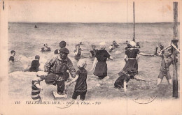 VILLERS SUR MER SCENE DE PLAGE 1925 - Villers Sur Mer