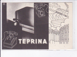 PUBLICITE : Annuaire Télephonique Teprina - Très Bon état - Werbepostkarten