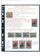 P3149 - SPAIN, CIVIL WAR, 1936/39 REPUBLICVAN POLITICAL LABELS, VARIOUS TYPES, ALL CATALOGUES BY GOMEZ-GUILLAMON CATALOG - Eisenbahnen