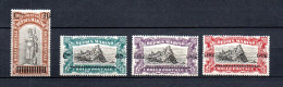 San Marino 1924 Old Set Overprinted Definitive Stamp (Michel 105/08) Nice MLH - Ungebraucht