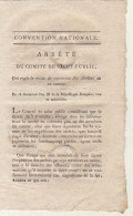 Convention Nationale L'an III Signature Des Arrêtés Du Comité - Décrets & Lois