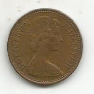GREAT BRITAIN 1 NEW PENNY 1981 - 1 Penny & 1 New Penny