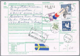 Sweden, Slania, 1986, Bulletin D'expedition - Cartas & Documentos