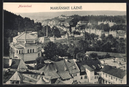 AK Marienbad, Blick über Den Ort  - Tchéquie