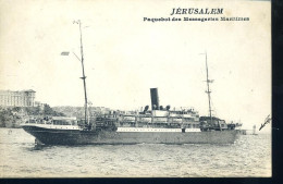 Jerusalem 1926  Paquebot Messageries - Palestine