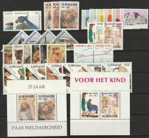 Suriname 1991 Year - Complete - MNH/**/postfris - Surinam