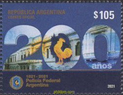 660971 MNH ARGENTINA 2021 BICENTENARIO DE LA POLICIA FEDERAL ARGENTINA - Unused Stamps