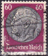 1933 - 1936 - ALEMANIA - IMPERIO - HINDENBURG - YVERT 497 - Gebraucht
