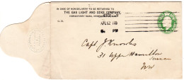 GB 1912, 1/2d Stationery Envelope The Gas Light And Coke Company, Used In London - Other & Unclassified