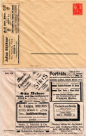 DR, Sauber Ungebr. Privat-Anzeigenumschlag 10 Pf. Germania  - Covers & Documents