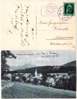 Bayern 1914, R3 Posthilfstelle PARSBERG Taxe Miesbach Auf Sw-AK M. 5 Pf. - Cartas & Documentos