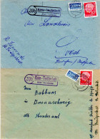BRD, 2 Briefe M. Versch. Landpost Stempeln 20b Klein-Twülpstedt über Vorsfelde  - Sammlungen