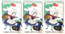 Ephemera / Imagerie / Éclipse / Les Provinces Françaises - FLANDRE, ARTOIS, PICARDIE - Lot De 3 Exemplaires. - Autres & Non Classés