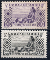 OCEANIE  Timbres-Poste N°99* & 101* Neufs Charnières TB Cote : 1€50 - Unused Stamps