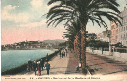 CPA Carte Postale France Cannes Boulevard De La Croisette  Et Casino  1910 VM81066 - Cannes