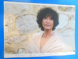 AUTOGRAPHE DE CHRISTELLE LABAUDE SUR FEUILLE SOUPLE - Actors & Comedians