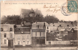 51 POIX DE LA SOMME - VUE DE L'EGLISE PRISE DU MARCHE AUX CHEVAUX- LE VIEUX ¨PONT SAINT MARTIN ET PLACE. CAFE VASSEUR - Sonstige & Ohne Zuordnung