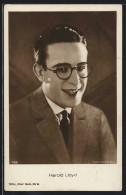 AK Schauspieler Harold Lloyd Lächelt Freundlich  - Actores