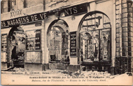 51 BOMBARDEMENT DE REIMS PAR LES ALLEMENDS - RUE DE L'UNIVERSITE - Reims