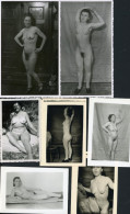 Konvolut,Erotik,nackte Frau,Frauen In Verschiedenen Posen,ca.1940,naked Woman,16 Stück(2x85 Mm X 135 Mm,14xca.65/95) - Ohne Zuordnung