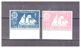 SAINT PIERRE  ET  MIQUELON   . N °  296 / 297  .   2   VALEURS  NEUVES     ** . SUPERBE . - Unused Stamps