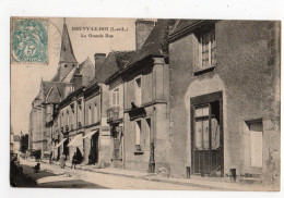 NEUVY LE ROI * INDRE & LOIRE * GRANDE RUE * ATTELAGE CHEVAL * E. Corbin - Neuvy-le-Roi