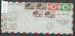 Nouvelle Calédonie - Enveloppe France Libre - 1947 -  Pour L'Australie - Sydney - Briefe U. Dokumente