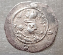 SASANIAN KINGS. Hormazd IV. 579-590 AD. Silver Drachm Year 9  Mint Yazd - Irán
