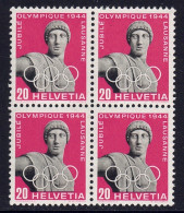 Suisse// Schweiz // 1940-1949 // 1944 // Apollon Neuf** MNH En Bloc De 4 No. 260w - Ongebruikt