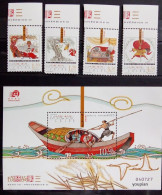 Macau 2008, Ancient Proverbs III - Seng Yu, MNH S/S And Stamps Set - Nuevos