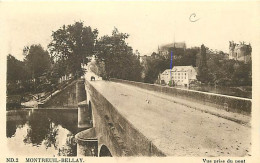 49 - Montreuil-Bellay - Vue Prise Du Pont - CPA - Voir Scans Recto-Verso - Montreuil Bellay