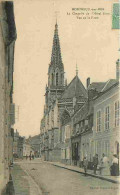 62 - Montreuil Sur Mer - La Chapelle De L'Hotel Dieu - Vue De La Poste - Animé - Ecrite En 1921 - Voir Scan Recto-Verso  - Montreuil