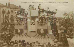 71 - Chalon Sur Saone - Carnaval 1931 - Char De La Foire Exposition - Animée - CPA - Voir Scans Recto-Verso - Chalon Sur Saone