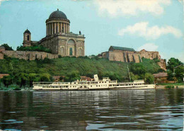 Hongrie - Esztergom - Làtkép A Foszékesegyhàzzàl - Bateaux - CPM - Voir Timbre - Voir Scans Recto-Verso - Hungary