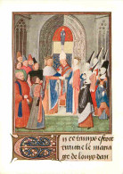 Art - Peinture Histoire - Marriage Of King Louis Of Naples And Sicily To Princess Yolande Of Aragon - Froissart's Chroni - Histoire