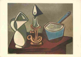 Art - Peinture - Pablo Picasso - Chandelier Pot Et Casserole émaillée - Candiestick Jug And Enamelled Saucepan - Musée D - Paintings