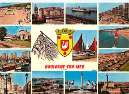 62 - Boulogne Sur Mer - Multivues - Blasons - CPM - Carte Neuve - Voir Scans Recto-Verso - Boulogne Sur Mer