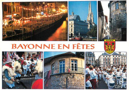 64 - Bayonne - Bayonne En Fêtes - Multivues - Folklore - Blasons - Carte Neuve - CPM - Voir Scans Recto-Verso - Bayonne