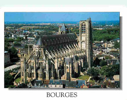 18 - Bourges - La Cathédrale Saint Etienne - Vue Aérienne - Carte Neuve - CPM - Voir Scans Recto-Verso - Bourges