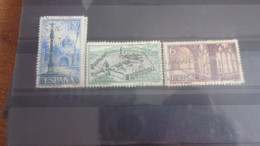 ESPAGNE TIMBRE   YVERT N° 1493.1495 - Used Stamps