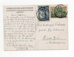 !!! CONGO BELGE, CPA DE 1935 CACHET DE MATADI POUR ANVERS - Lettres & Documents