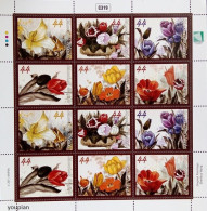 Marshall Islands 2011, Flowers, MNH Sheetlet - Marshalleilanden